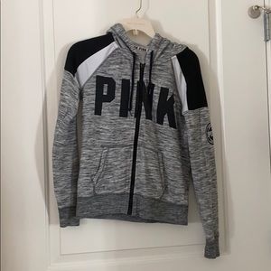 PINK zip up sweatshirt